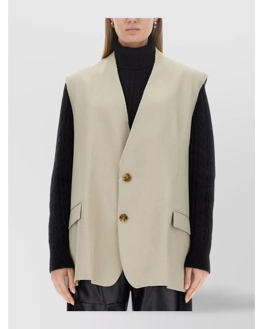 MM6 by Maison Margiela Multicolor Oversized Single-Breasted Vest