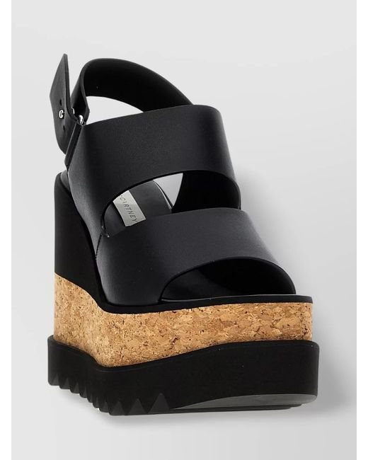 Stella McCartney Black Sneak-Elyse Sandals