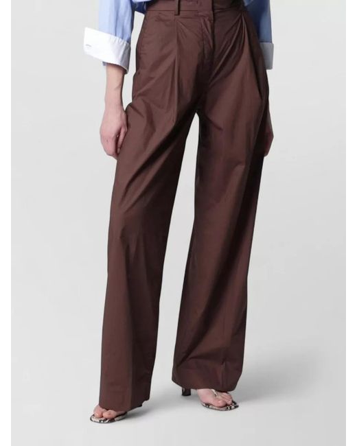 Thelatest Brown Wide-Leg Trousers