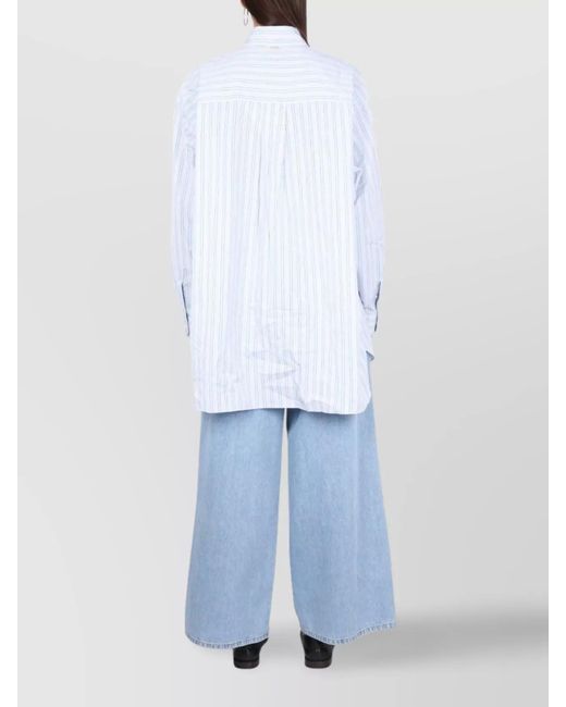 Our Legacy Blue Striped Shirt