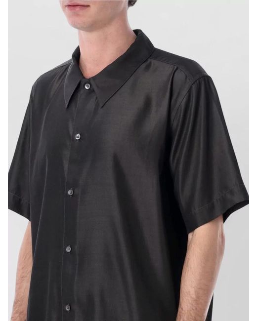 BERNER KUHL Black Wander Short Sleeve Shirt Relaxed Fit for men