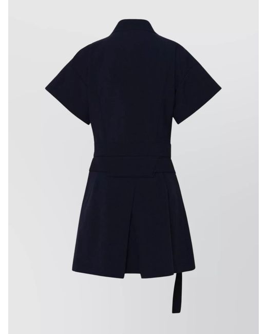 KENZO Blue Wool Mini Dress