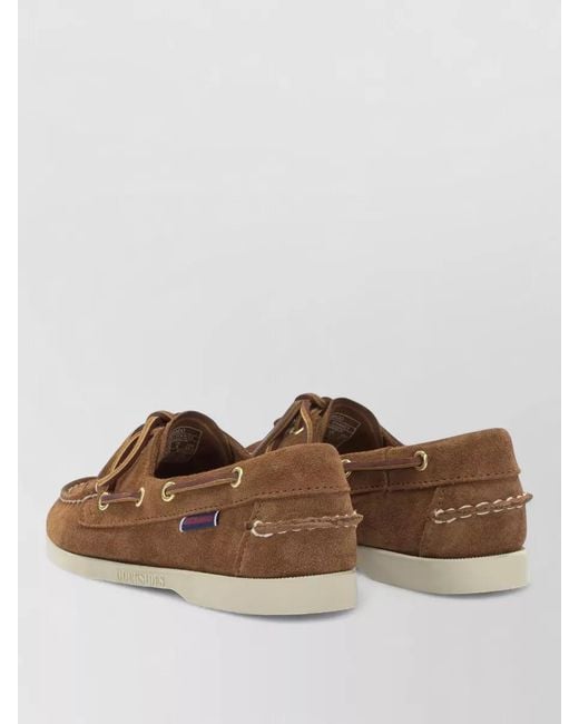 Sebago Brown Portland Artisan Ox Lace Up Shoes