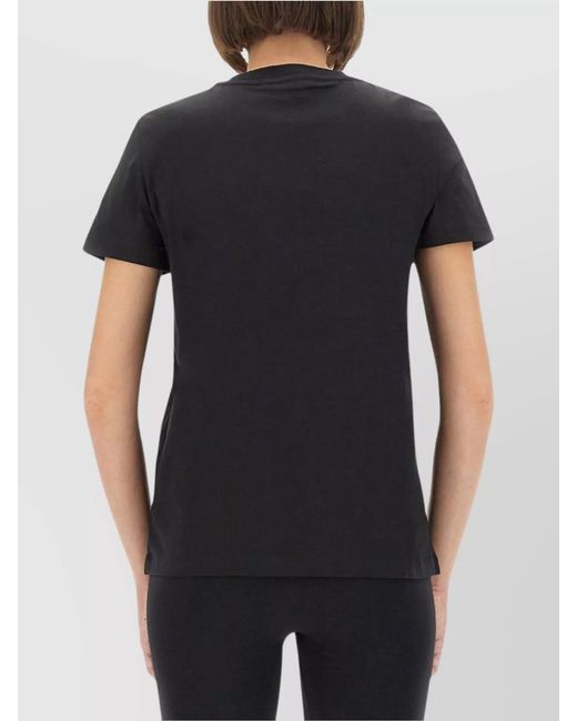Max Mara Black Regular-Fit Cotton T-Shirt