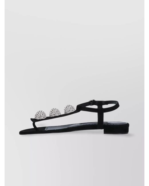 Manolo Blahnik Metallic Heeled Sandals