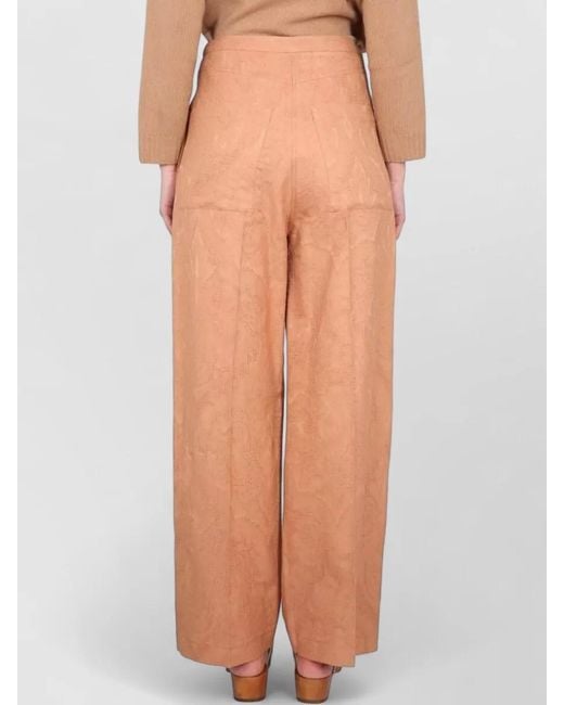 Alysi Multicolor Wide Leg Pants High Rise Back Pockets