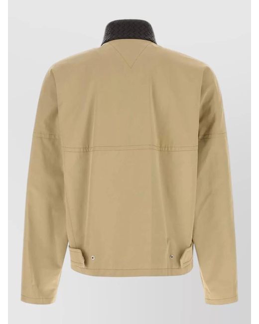 Bottega Veneta Natural Cotton Relaxed-Fit Zip Jacket for men
