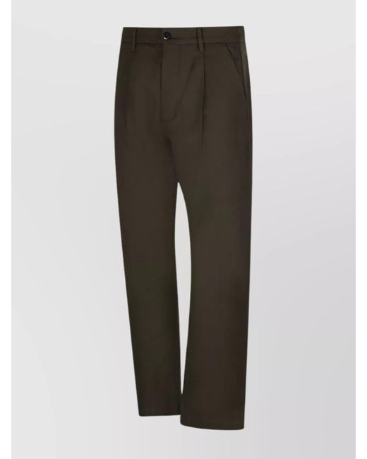 C P Company Gray Trousers With Back Pockets And Belt Loops for men