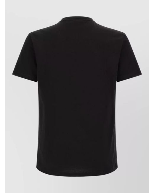 Versace Black Medusa Motif Regular Fit Short Sleeve Shirt for men