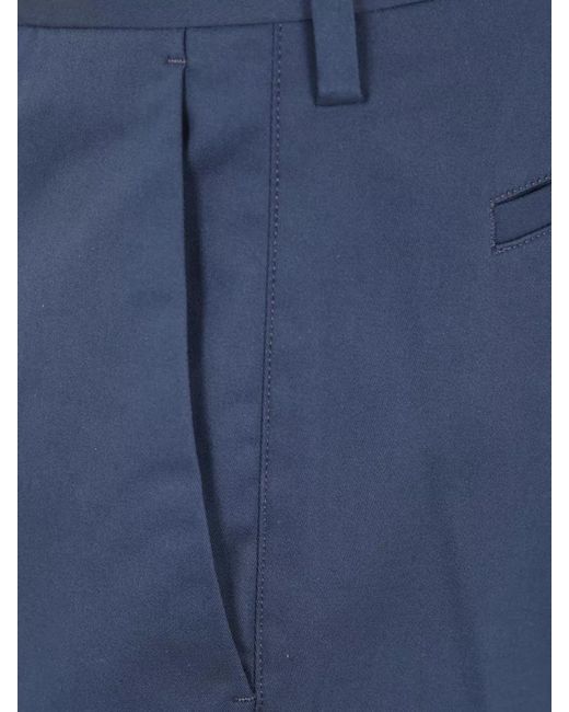 Paul Smith Blue Straight-Leg Trousers for men