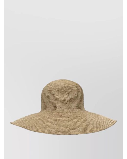 IBELIV Natural Wide Brim Woven Texture Summer Hats
