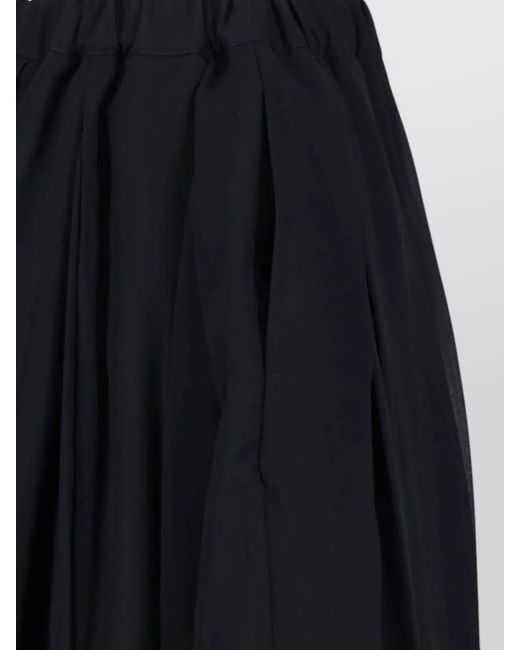 Comme des Garçons Black Midi Full Skirt