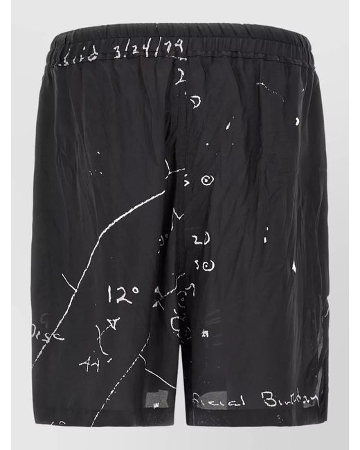 Rick Owens Black Boxers Bermuda Shorts for men