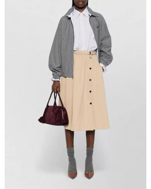 Prada White Embroidered Cotton Poplin Oversized Shirt