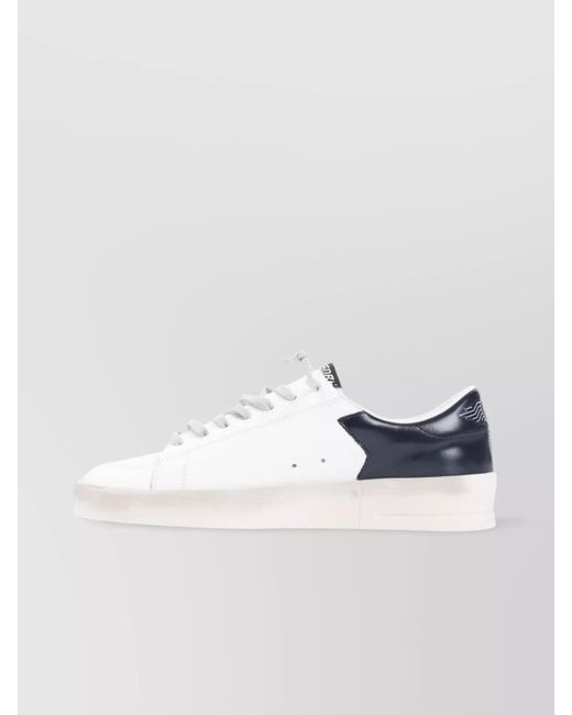 Golden Goose Deluxe Brand White Leather Low-Top Sneakers for men