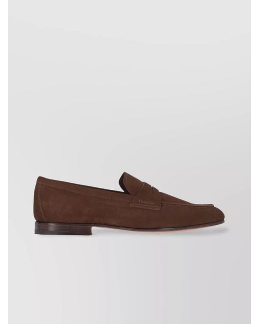Church's Brown Suede Loafers for men