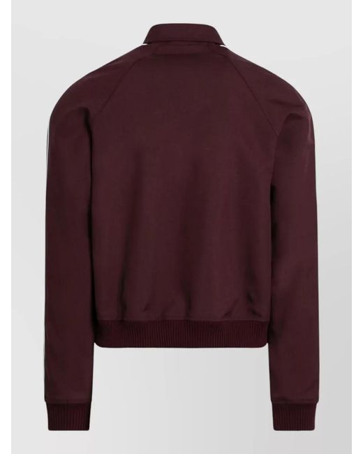 Gucci Collared Jacket Contrast Piping Ribbed Trims for men
