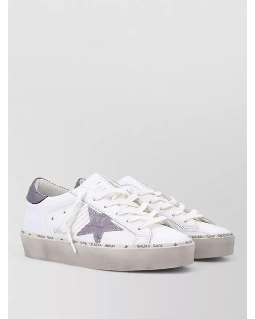 Golden Goose Deluxe Brand White Hi Star Sneakers