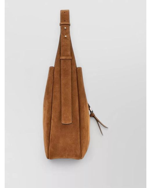 Hogan Brown Tote Bag Adjustable Strap Casual Design