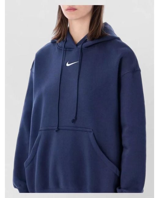 Nike Blue Phoenix Fleece Oversized Hoodie Sportswear