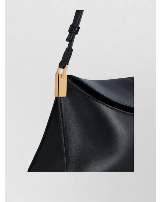 Balmain Black Na Leather Clutch Bag