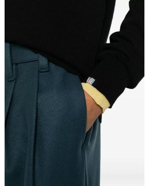 Extreme Cashmere Black Cashmere V Neck Long Sleeve Sweater
