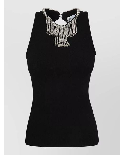 Rabanne Black Tank Top