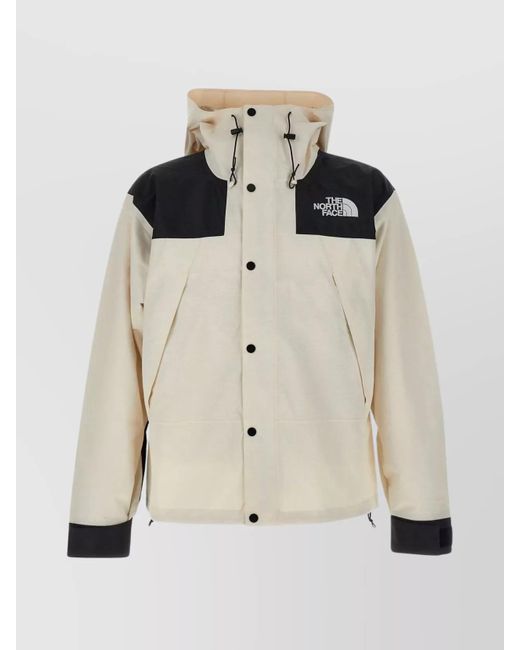 The North Face Natural Waterproof Mountain Jacket Drawstring Hood for men
