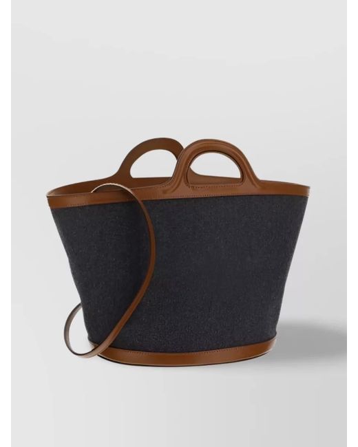 Marni Blue Tropicalia Small Tote Bag