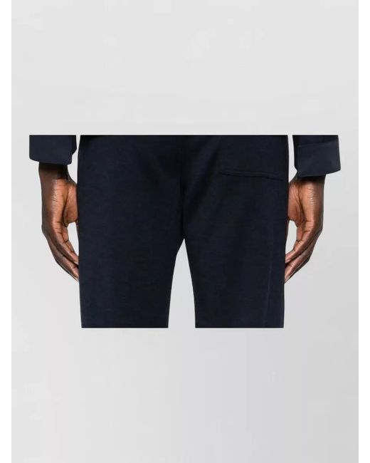 Lardini Blue Cotton Zip Jacket for men