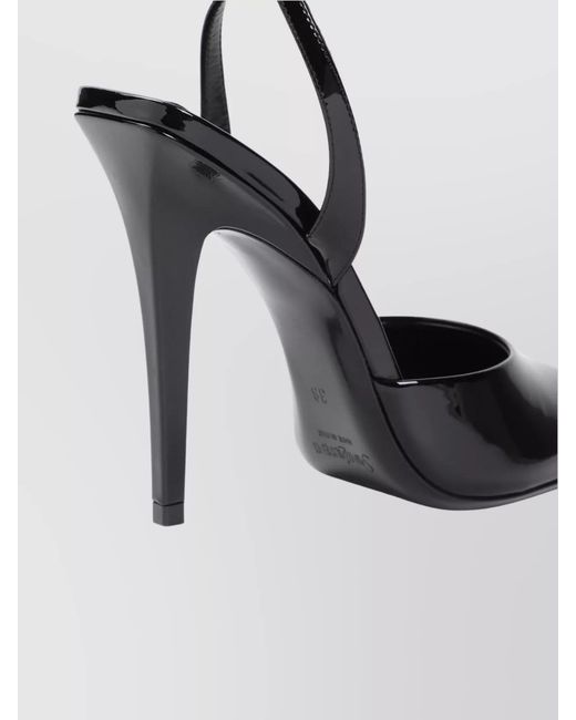 Saint Laurent Black The Scandale 110 Sandals