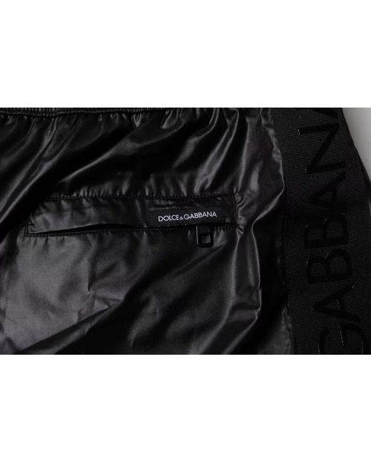 Dolce & Gabbana Black Swim Shorts for men
