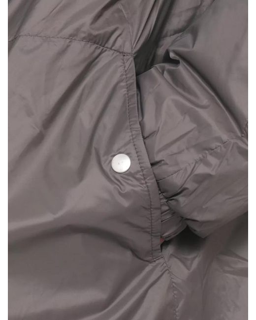 Rick Owens Gray Jacket Elastic Cuffs Long Sleeves Pockets for men