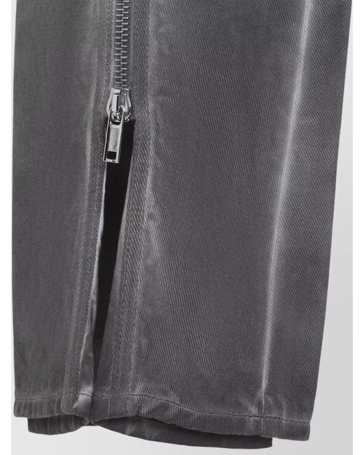 Rick Owens Gray Bolan Banana Slim Fit Denim Jeans for men