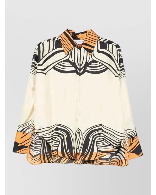 Raquel Diniz Multicolor Bahia Silk Twill Oversized Shirt