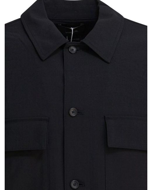 Vince Blue Overshirt Jacket for men