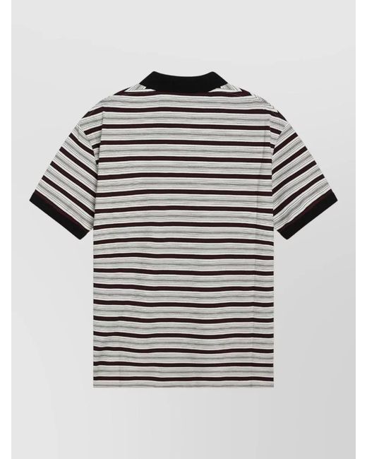 Prada Gray Polo Shirt for men