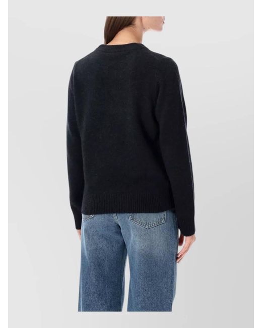 Ganni Black Wool Sweater