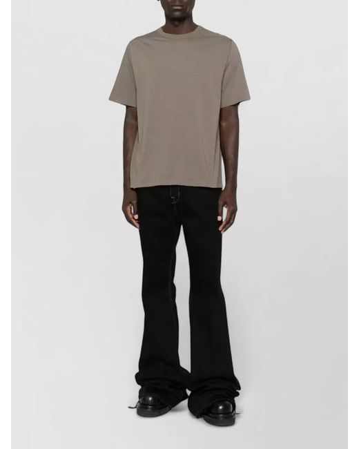 Rick Owens Gray Short-Sleeve T-Shirt for men
