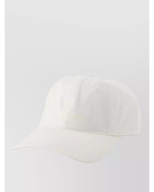 Anine Bing White Jeremy Baseball Cap