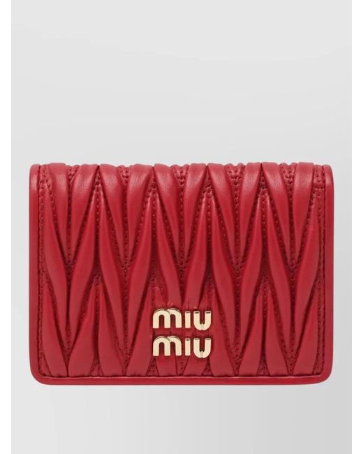 Miu Miu Red Cardholder