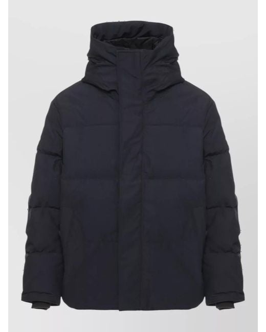 Canada Goose Blue Down Hooded Parka for men