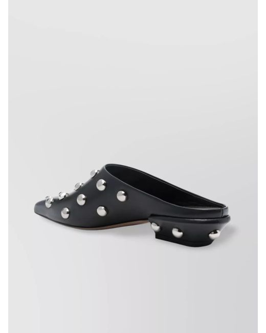 Paris Texas Multicolor Leather Studded Mules