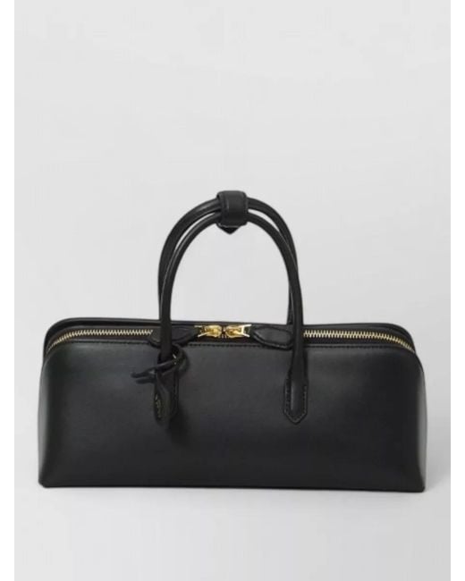 Alaïa Gray Delta Small Sculptural Clutch Bag