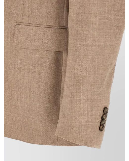 Tagliatore Natural Wool Silk Single Breasted Suit for men