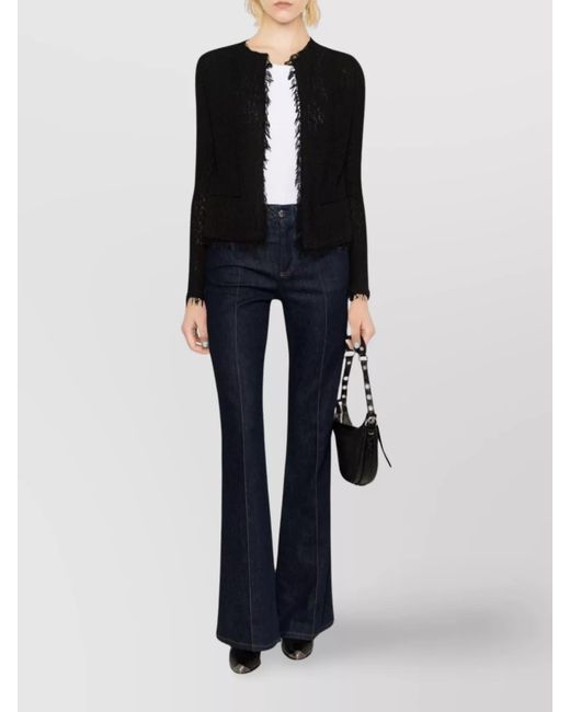 IRO Black Shawani Cotton Blend Jacket