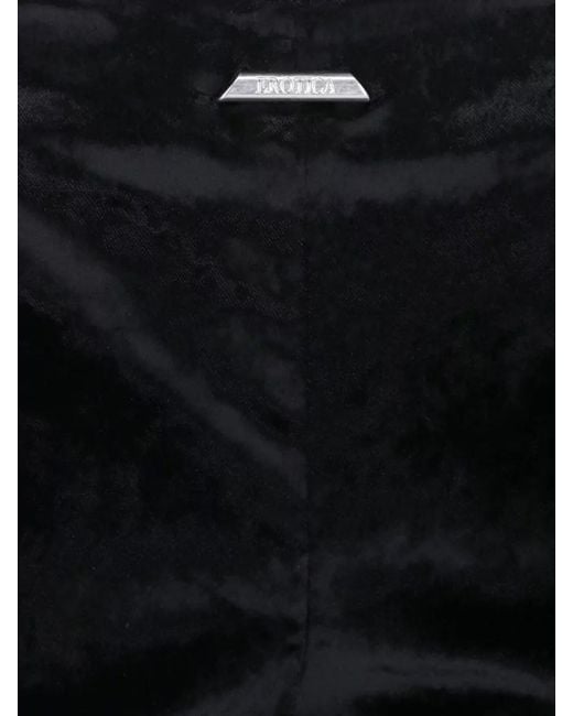 Dondup Black Straight Leg Lounge Pants Velvet Touch