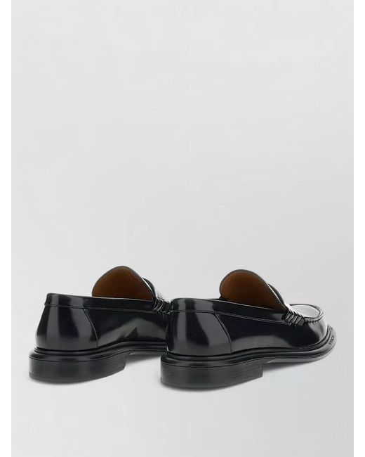 Givenchy Black Leather Loafers for men
