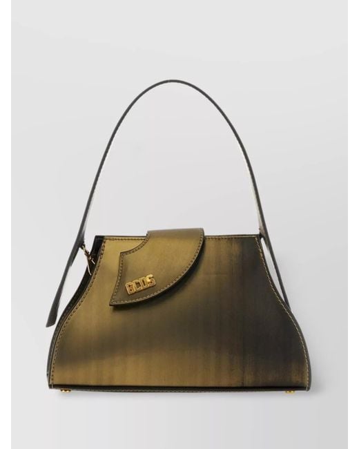 Gcds Green Small Holographic Shoulder Bag