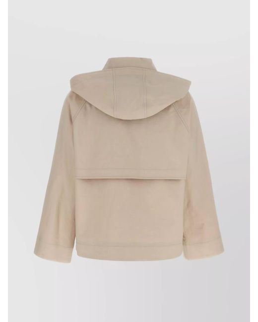 Yves Salomon Natural Honolulu Fitted Jacket